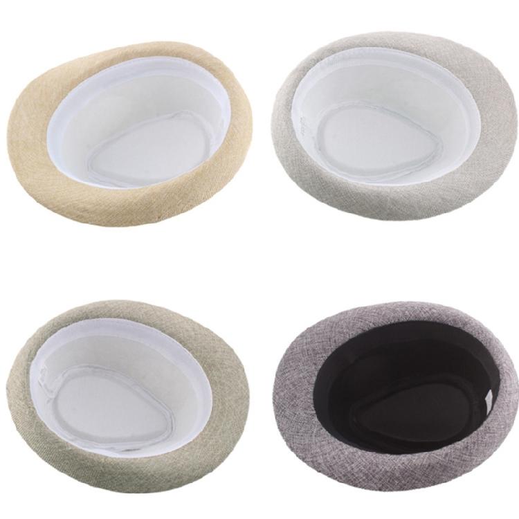 Short Brim Fedora Hats Classic Hat with Bands Solid Color One Size Fit Most