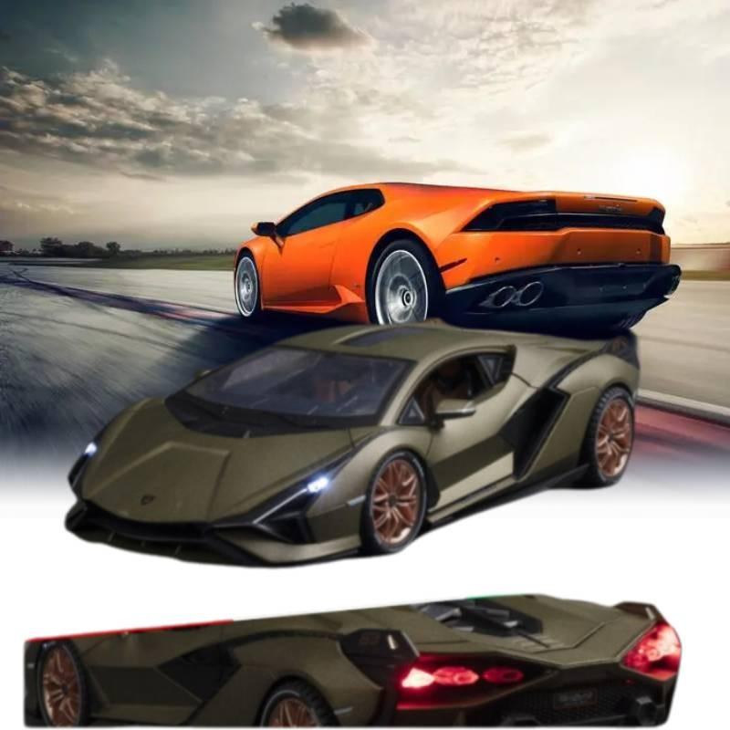 Large Scale 118 Alloy Model Lamborghini Lightning Car With Flashing Lights And Sounds