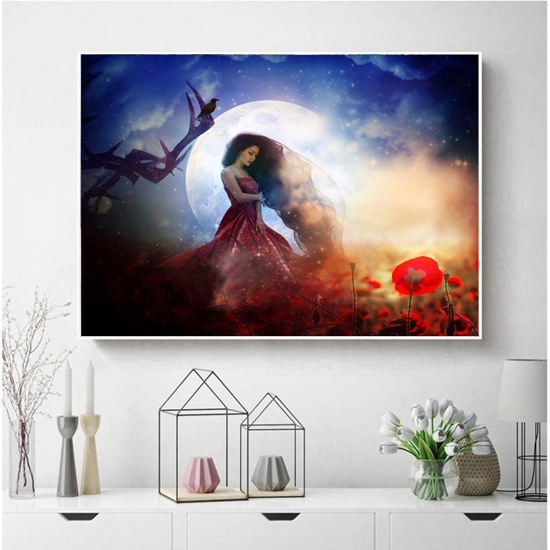 5D pełne wiertło diamentowe malowanie zestaw do rękodzieła kościelnego ręcznie robiony prezent diamentowy haft sztuka pejzażowa Rhinestone Home Decoration