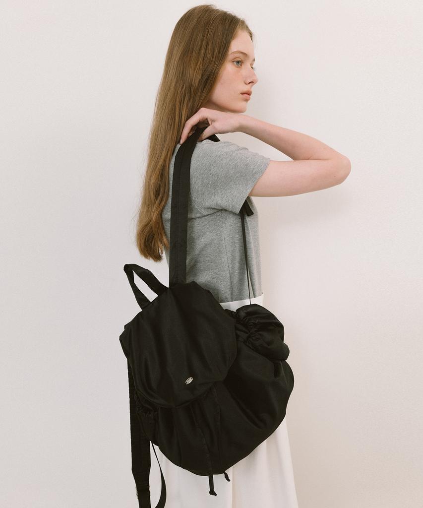 Laminez Shine Silver Backpack - Black