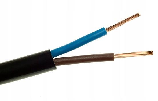 Omyp 2X0.75 100M Black Electrical Cable