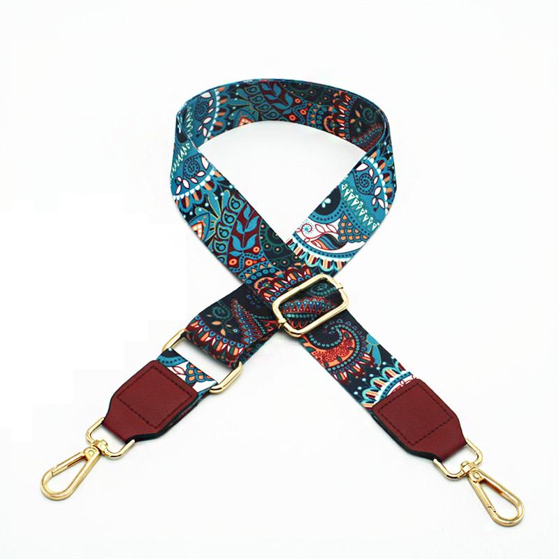 Colorful Bag Straps Nylon Crossbody Messenger Detachable Adjustable Handbag Shoulder Strap Women Purse Belt Accessory 3.8cm Wide