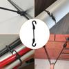 32cm Cycling Luggage Binding Ropes Camping Accessories Strechable Bungee Cord Elastic Rubber Rope 20-1pcs with Hook Versatile