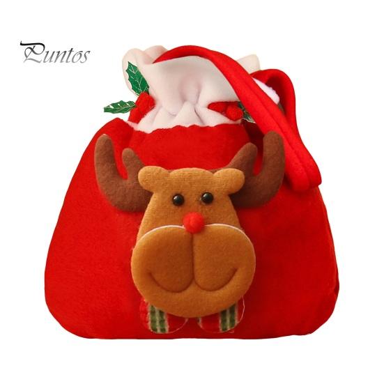 

Мішок для різдвяних подарунків Різдвяний сніговик Ведмідь Санта Лось Мішечок для цукерок Шнурок Пакет для упаковки подарунків Мішечок для ласощів Панчохи Сувенір для вечірки D
