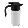 Electric Car Kettle 800ml Capacity Fast Heating Auto Shutoff Stainless Steel 12V 24V Electric Travel Mug for Cars Trucks