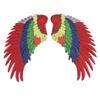 Applique Iron on Wings for Jacket Coat Cloth Angel Cosplay Wings Sequins Large Angel Wings DIY Wing Sew on Big Patches