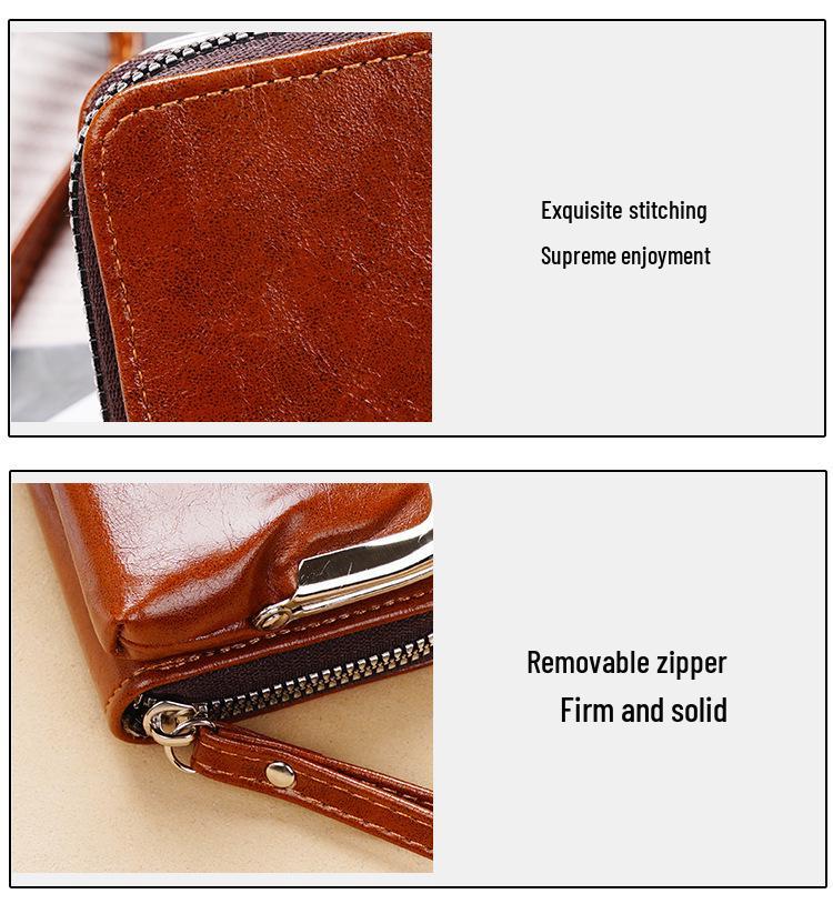 Women's Fashion Multi-Card Wristlet Wallet - Large Capacity Coin Purse