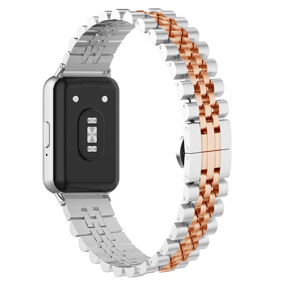 Semicircular Design Watch Band for Honor Watch X5 Stainless Steel 5-Bead Wrist Strap