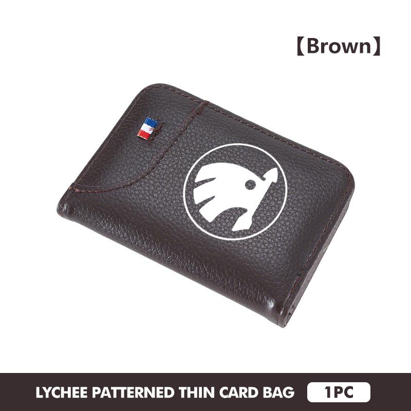 HAZJ3 Car Wallet Driver's Licence Insurance Card Holder Multi Pocket Wallet For Skoda S Kodiaq Octavia 2 3 Yeti Karoq Rapid Fabia VII