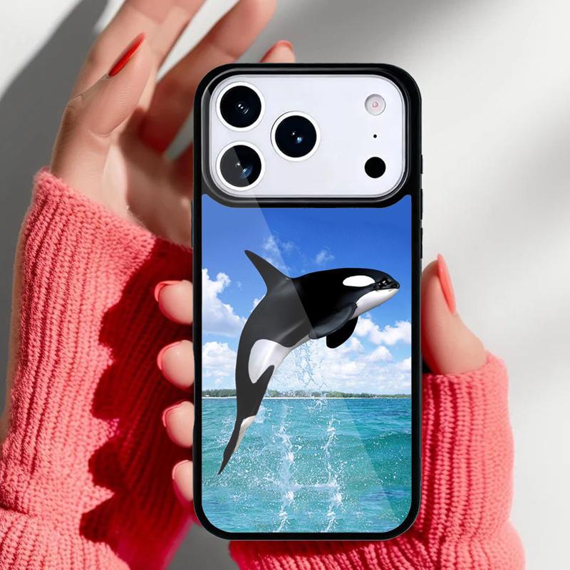 Killer Whale Orca Under Water Phone Case for iPhone 17 16 15 14 13 Pro Max Back Cover for 12 11 Pro Coque