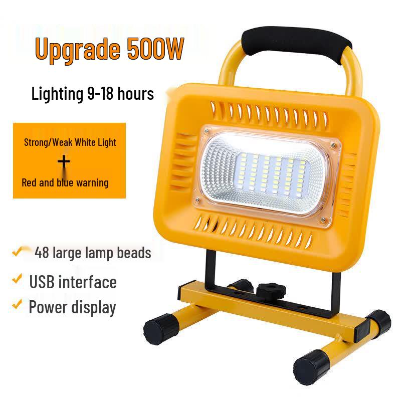 Rechargeable 500W LED Emergency Work Light