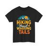 Hiking and Trail Wagging Tails T Shirt Outdoor Adventure for