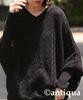 antiqua Dolman Knit Long One Size Black Women's Top, Sleeve, PYA-00018, 05,