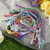 Flower Beaded Bracelets Adjustable Waterproof Cord Boho Beach Jewelry for Girls Women Summer Holiday Travel