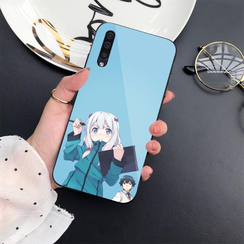 Pouzdro na telefon Eromanga Sensei Manga Anime pro Samsung A32 A51 A52 NOTE 10 20 S10 S20 S21 S22 Pro Ultra černé PC skleněné pouzdro na telefon