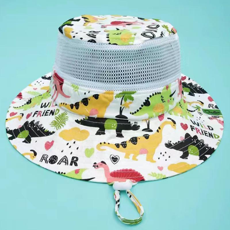 

Детская летняя шляпа с широкими полями для защиты от солнца, тонкая сетчатая дышащая шляпа-панама, шляпа для детского сада, шляпа от солнца для девочки/малыша