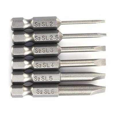 1 szt. Bit do wkrętarki 2.0-6.0mm Akcesoria Płaski łeb