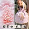New Trendy Bag Cloth Bag New Red Canvas Bag Portable Satchel Lucky Versatile Bucket Bag Tide