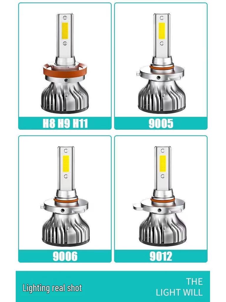 Honda Greiz H11 LED Headlight Bulb - Super Bright High/Low Beam Accessory