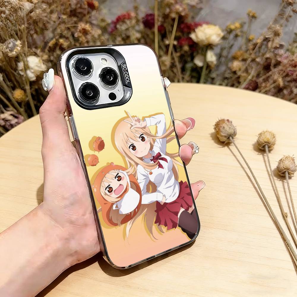Himouto_ Umaru-chan Phone Case For iPhone 17,16,15,14,13,12,11 Plus,Pro Max,XS,Colorful Silver Black Cover