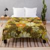 Retro/Vintage Blumenmuster-Kuscheldecke 1970er