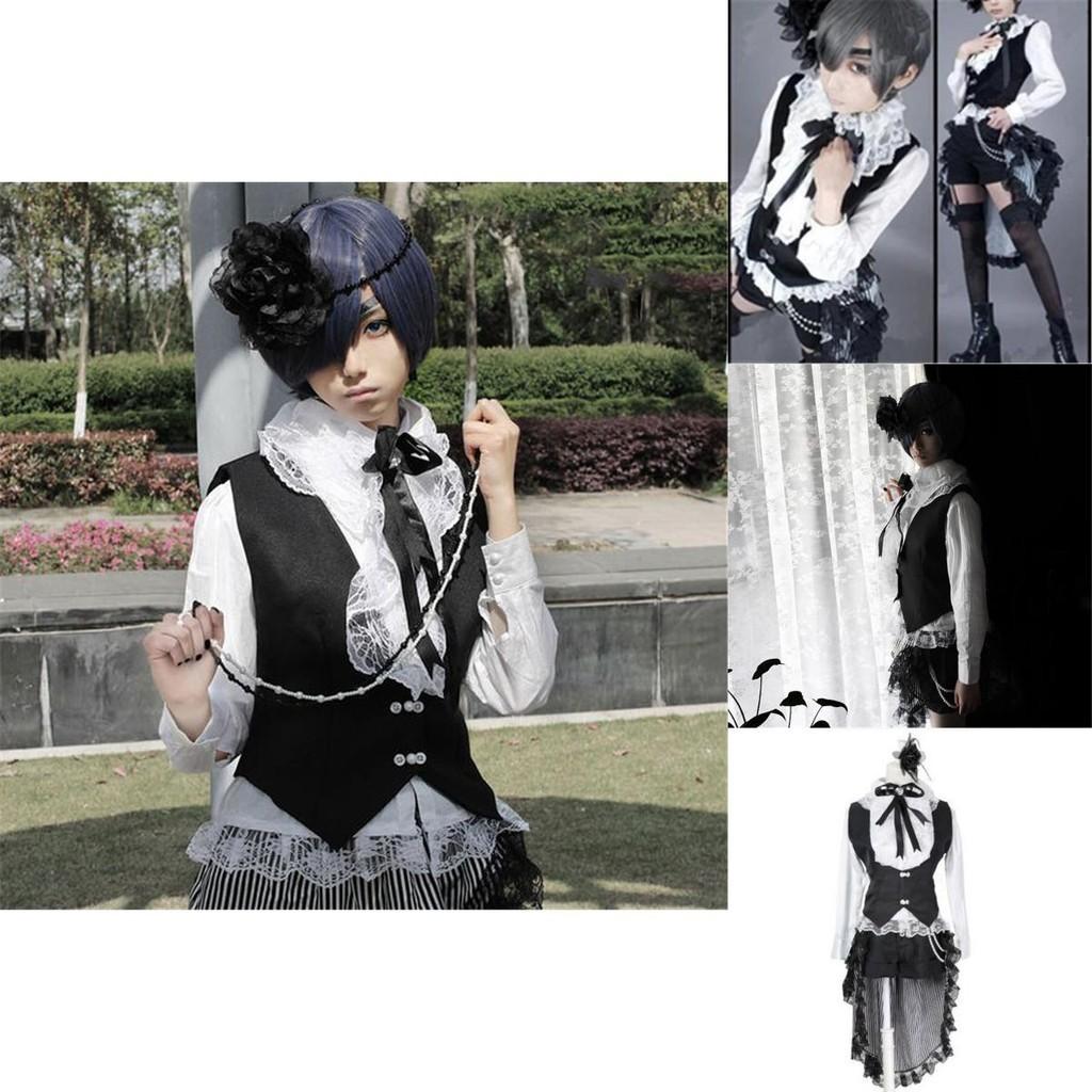 Exquisite Black Butler Ciel Phantomhive Cosplay Costume With Perfect Stitches