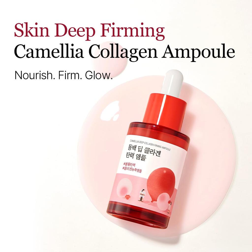 ROUND LAB Camellia Deep Collagen Firming Ampoule 30ml