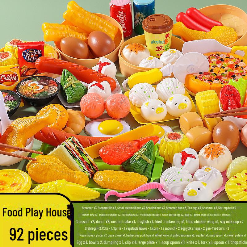 

Детский игровой кухонный набор для готовки: Игрушки для приготовления морепродуктов, фруктов, овощей, барбекю и хот-пота