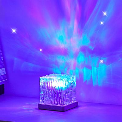 Aurora Projector Night Light Ambient Lighting with Remote Control Rechargeable Effect LED Lamp Portable Water Ripple