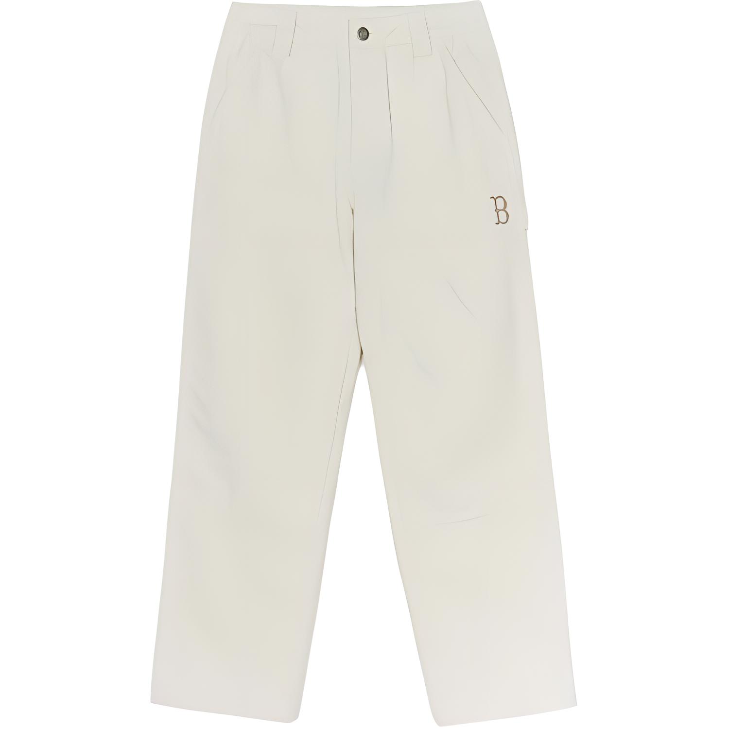 MLB Boston Red Sox Casual Pants Unisex Ecru 3AWPV0146-43CRM M