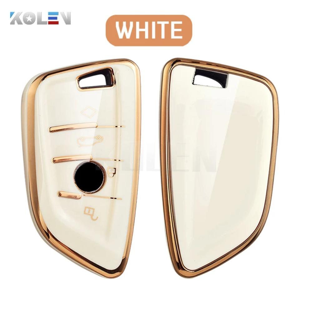 TPU Car Remote Key Case Cover Shell for BMW X1 X3 X5 X6 X7 1 3 5 6 7 Series G20 G30 G11 F15 F16 G01 G02 F48 Protector Holder Fob