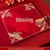 Wedding Blessing Blanket: Bridal Bed Decor, Happy Cushion, Noble Birth Symbol, Dowry Gift, Mai Taibao.