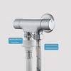 Luxury Bathroom Toliet Shattaf 3 Way Angle Valve Diverter Valve With Double Switch