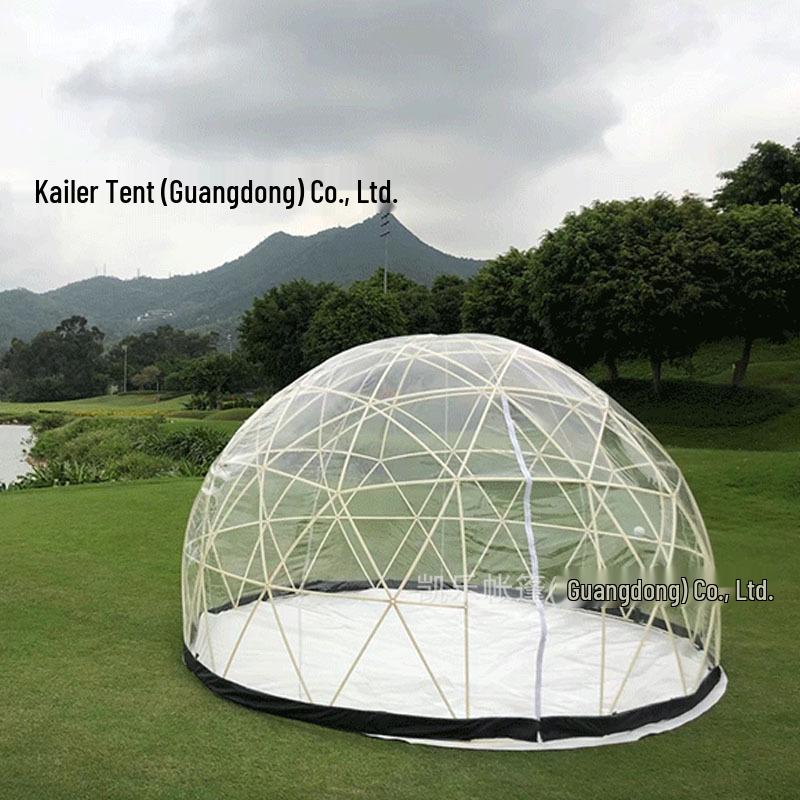 Luxury Geodesic Dome Tent: Transparent Starry Sky Bubble for Outdoor Homestay