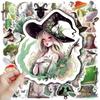 10/30/50pcs Retro Cartoon Forest Witches Graffiti Stickers Gothic Waterproof Decal DIY Skateboard Laptop Motorcycle Cool Sticker