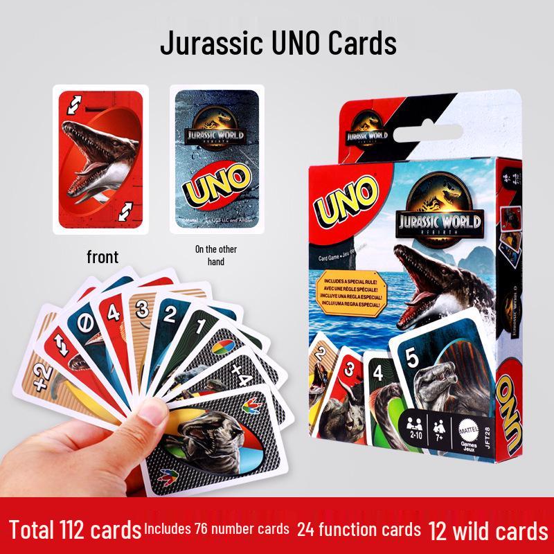 Genuine Mattel UNO Classic Card Game for Multiple Players - Casual Party Poker Table Game