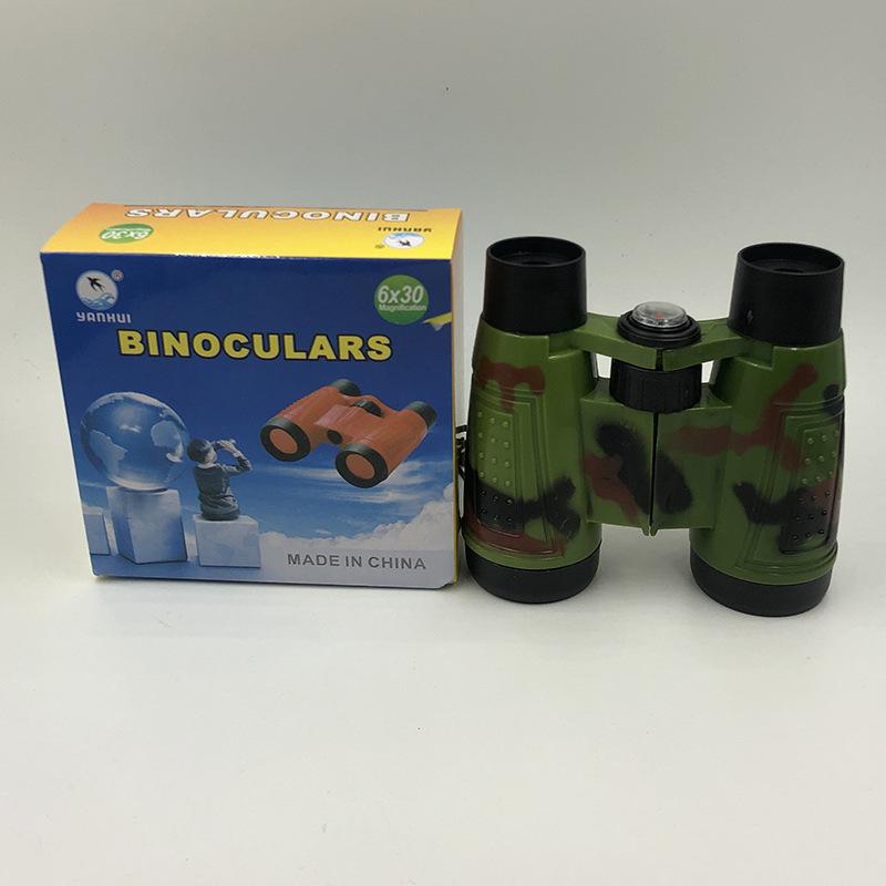 Kids' Camouflage Binoculars with Compass - Outdoor Adventure Toy for Children