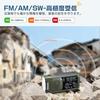 Greeshow GS-298 Multi-Function Emergency Radio with Hand-Crank Charging, FM/AM/SW Compatible, Solar/USB Charging, Fast Smartphone Charging, IPX4 Water
