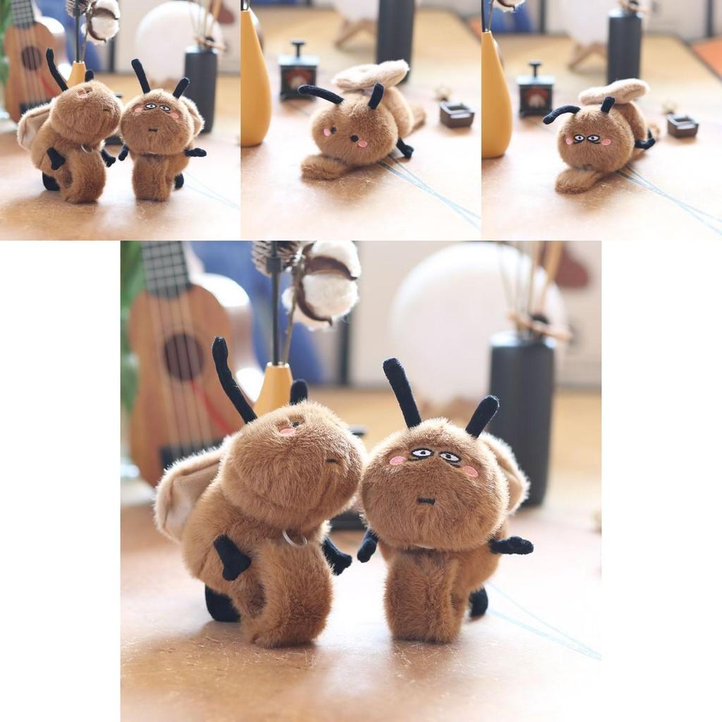 Cute Adorable Plush Cockroach Toy With Movable Wings Soft Pp Cotton Stuffed Animal