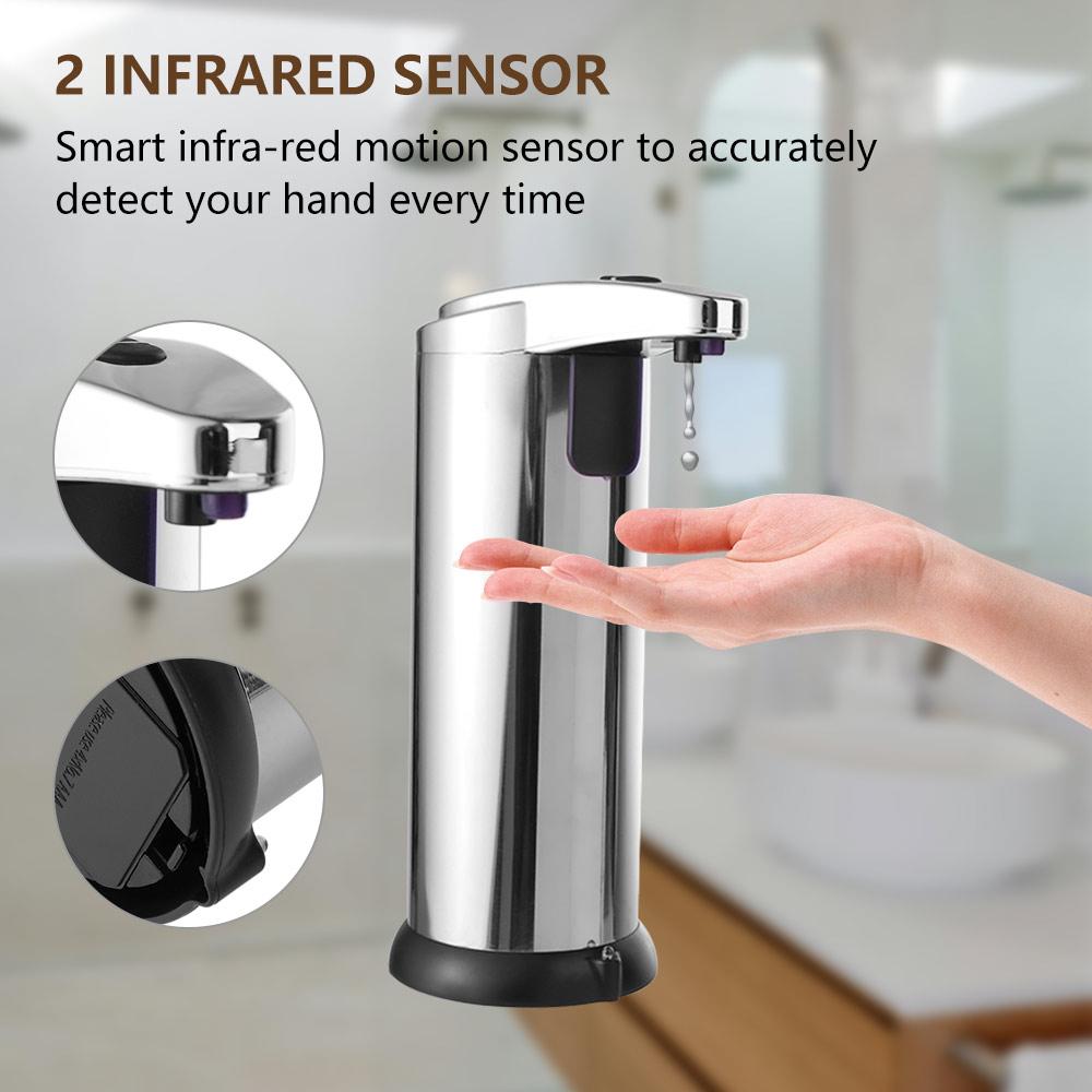 Large Capacity Smart Induction Soap Dispenser Intelligent Liquid Soaps Container  Bathroom Use