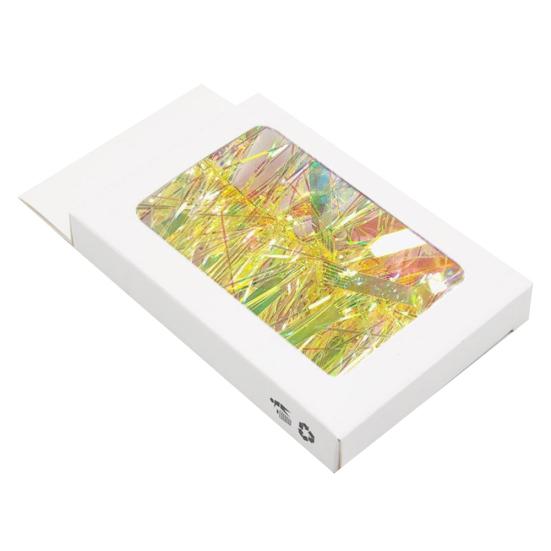Nail Art Glass Film Paper Holographic Transfer Foil Decal Sticker Manicure Decor