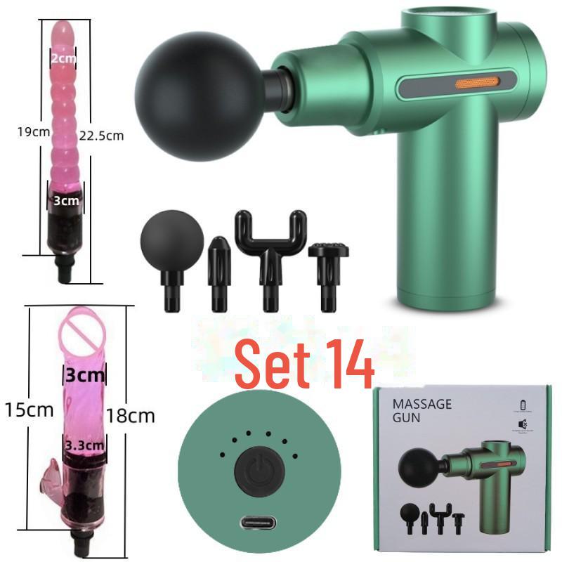 Women's Multifunctional Silicone Massage Gun for Muscle Relaxation