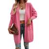 Diyun Women's Batwing Sleeve Cardigan - Autumn/Winter 2024 Collection, Solid Color Sweater Coat
