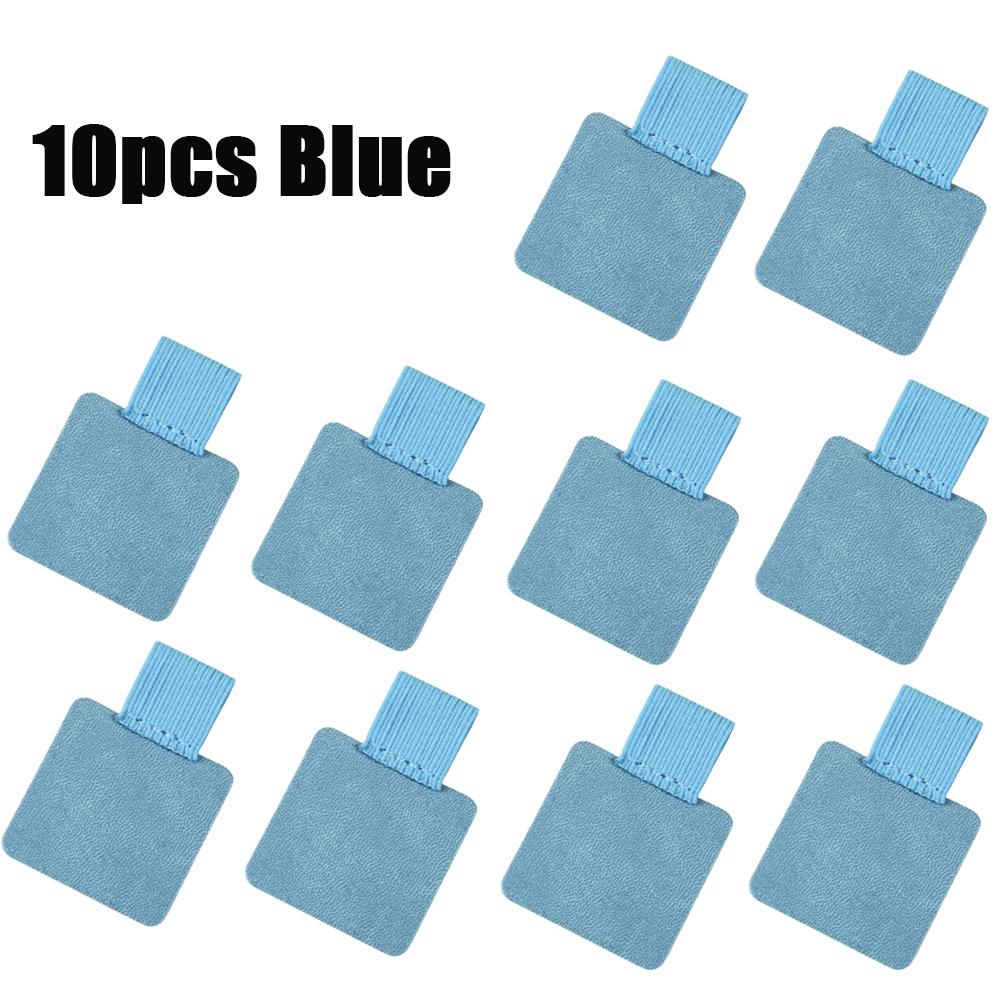 

10 шт. Цветные самоклеящиеся держатели для ручек, кожаные клипсы для ручек, для блокнотов, журналов, планеров, защита от потери, защита от падения, эластичное кольцо, инструмент для карандашей