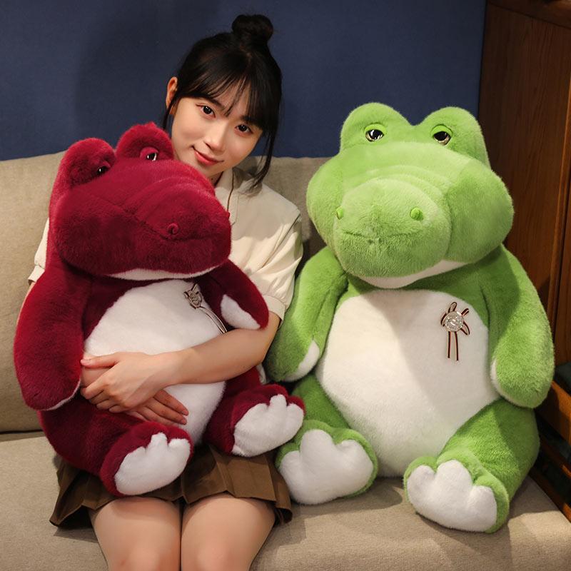 30cm Crocodile Plush Toy Stuffed Animals Green Crocodile Throw Pillow Hug Cushion for Kids Boy Birthday