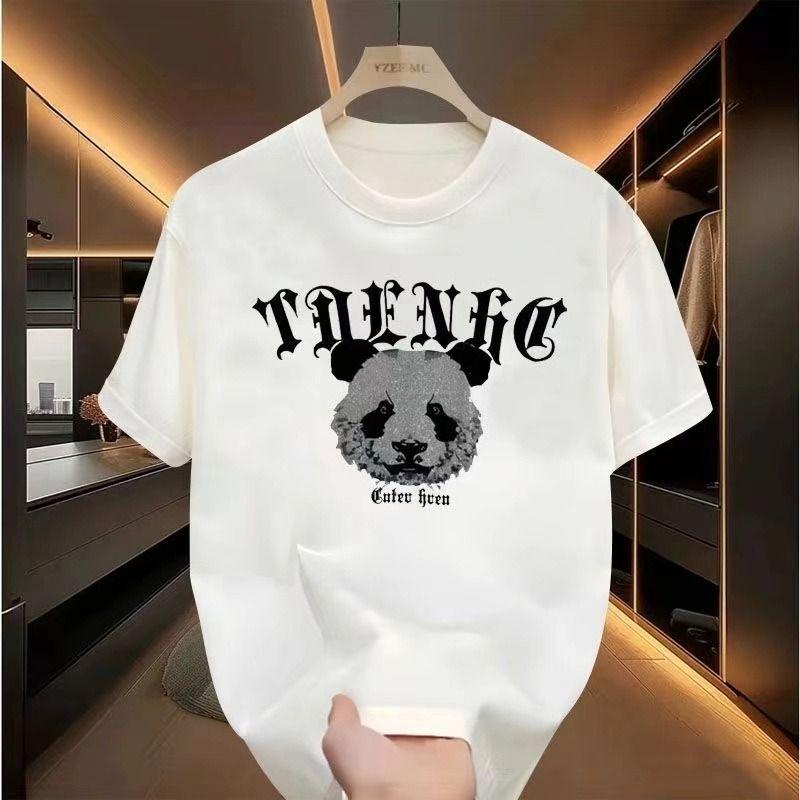 Pure Cotton Mens Pure Cotton Printed Shortsleeved Tshirt S
