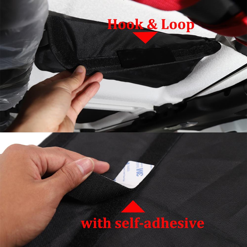 Auto Dach-/Heckscheiben-Isolations-Baumwollpolster-Abdeckung für Jeep Wrangler JK 4-Türer 2012 2013 2014 2015 2016 2017 Innenzubehör