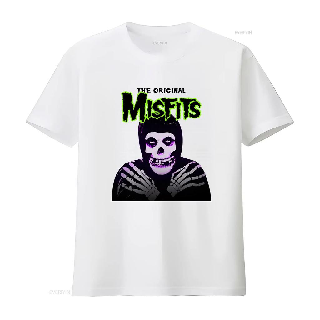 2019 Original Misfits T Shirt Featuring Glen Danzig Las Vegas Denver Oakland Gothic Punk Design Vintage Washed Comfortable Soft