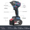 Dongcheng Brushless Power Tool Combo: Rechargeable Lithium Battery Hammer, Electric Drill, Wrench, and Angle Grinder.