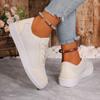 Fashion Fashion Women's Shoes Front Lace-up Women's Vulcanize Shoes Round Head New Plus Size Comfortable Casual Shoes Size 36-43